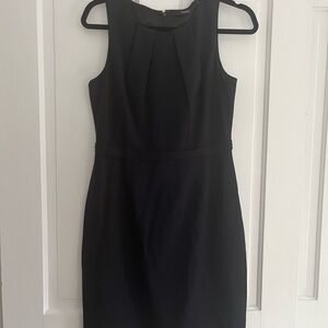 Tahari Navy Sleeveless Dress